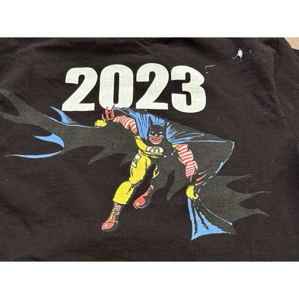 The Laughing Dead Mens Black 2023 Clown Batman Short Sleeve T-Shirt Size S Small - Picture 4 of 9
